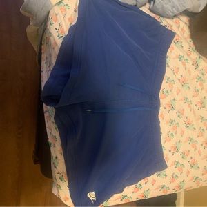 blue nike shorts